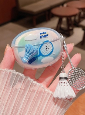 适用于vivo TWS 3e保护套iqoo新款iqootws1e无线蓝牙耳机壳1i透明软壳A3可爱卡通vivotws3i耳机套TPU分体壳