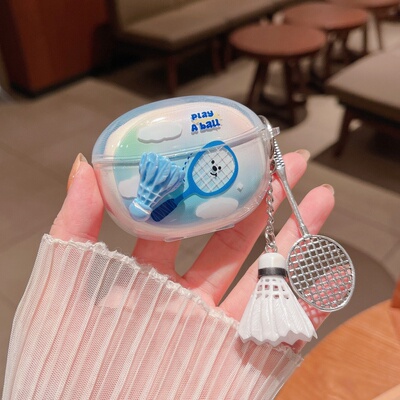 适用于vivo TWS 3e保护套iqoo新款iqootws1e无线蓝牙耳机壳1i透明软壳A3可爱卡通vivotws3i耳机套TPU分体壳