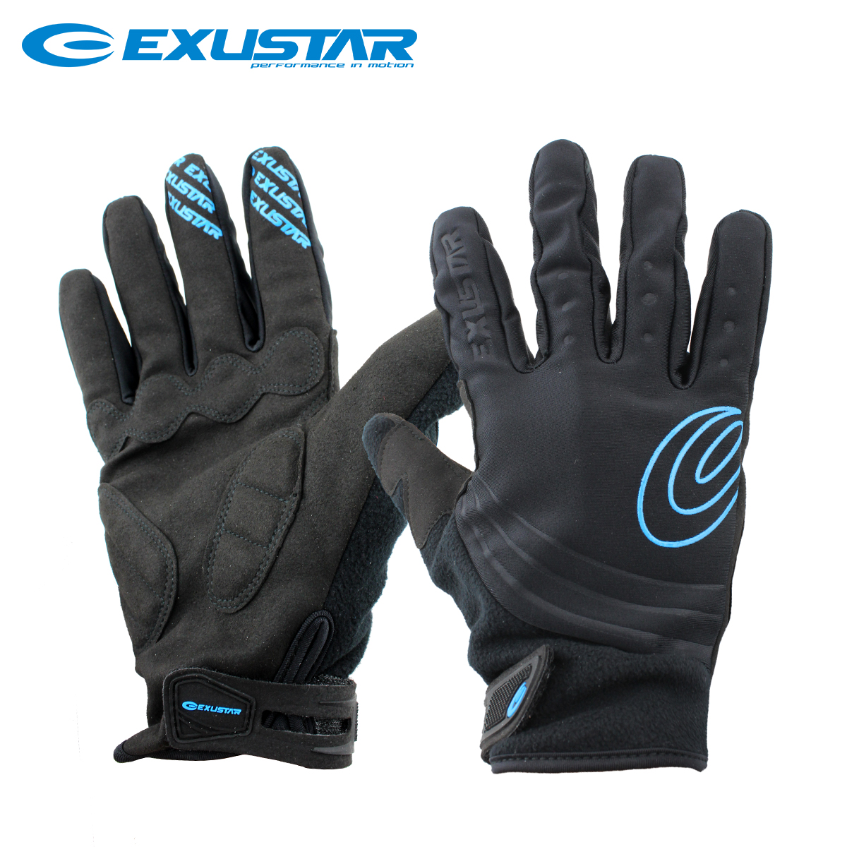 Gants pour vélo mixte EXUSTAR - Ref 2251388 Image 2