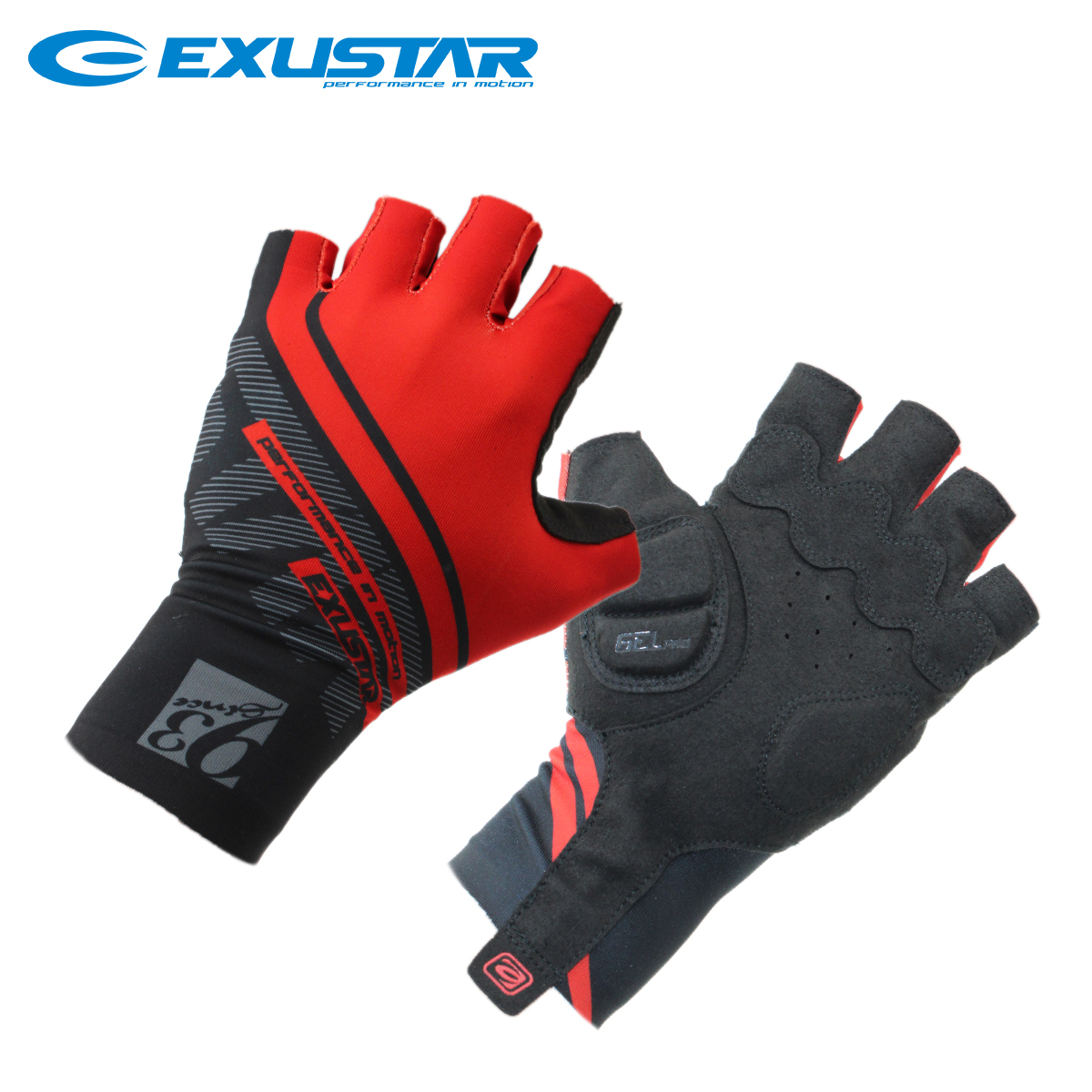 Gants de cycliste mixte EXUSTAR - Ref 2244542 Image 2