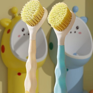 儿童小马桶刷宝宝坐便器清洁刷小孩便盆刷S型弯头刷子