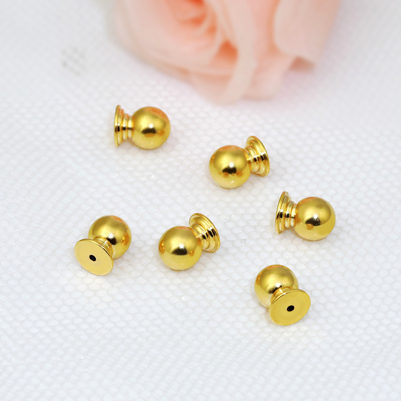 镀金石墩子耳堵高档有质感