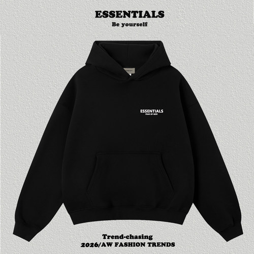 王鹤棣同款Essentials连帽卫衣