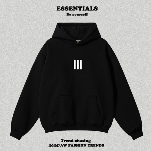 美式Essentials加绒连帽卫衣