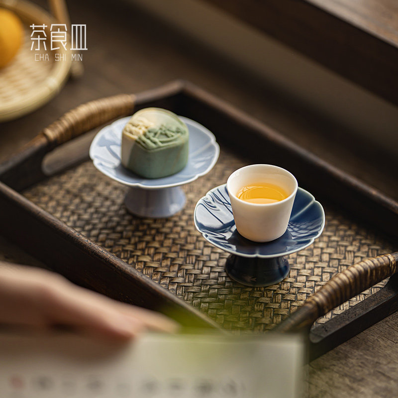 高脚茶点盘水果盘茶几家用点心盘
