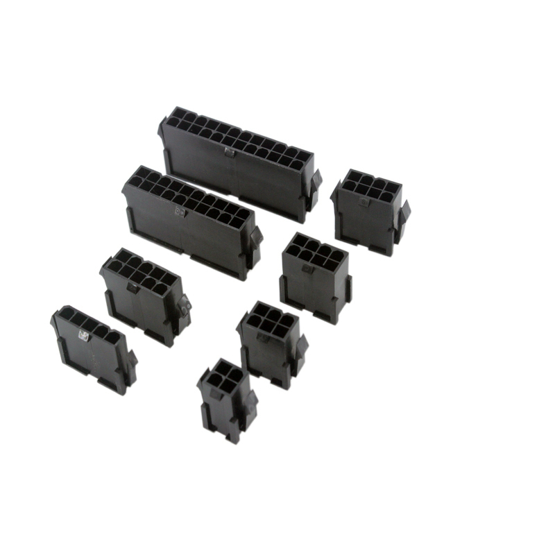 5559母壳 4.2间距 atx电源电脑母头胶壳4p 6p显卡8p 24p 20p大全