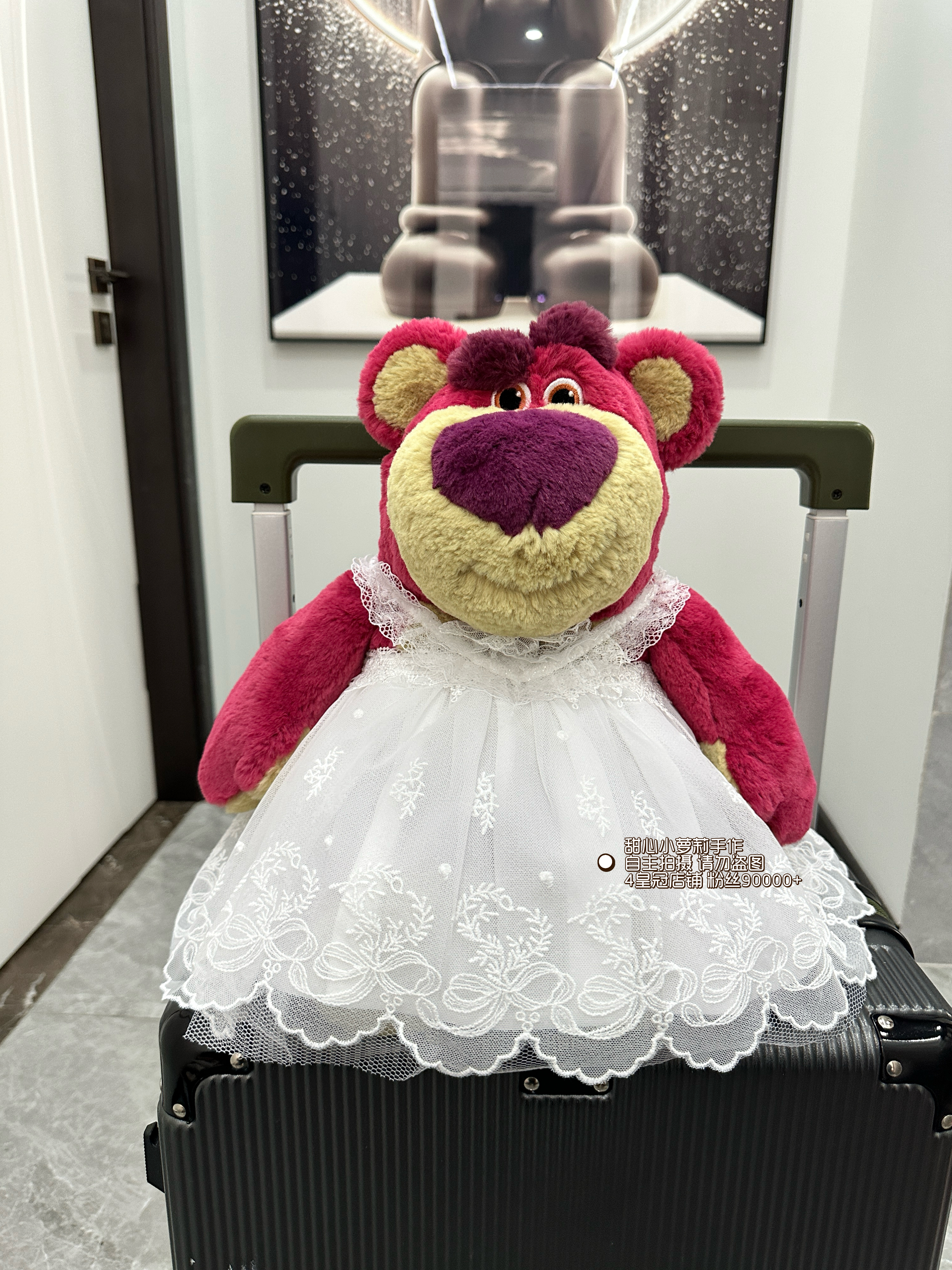 原创原版草莓熊衣服玩偶衣服迪斯尼草莓熊公仔衣服娃娃过家家娃衣