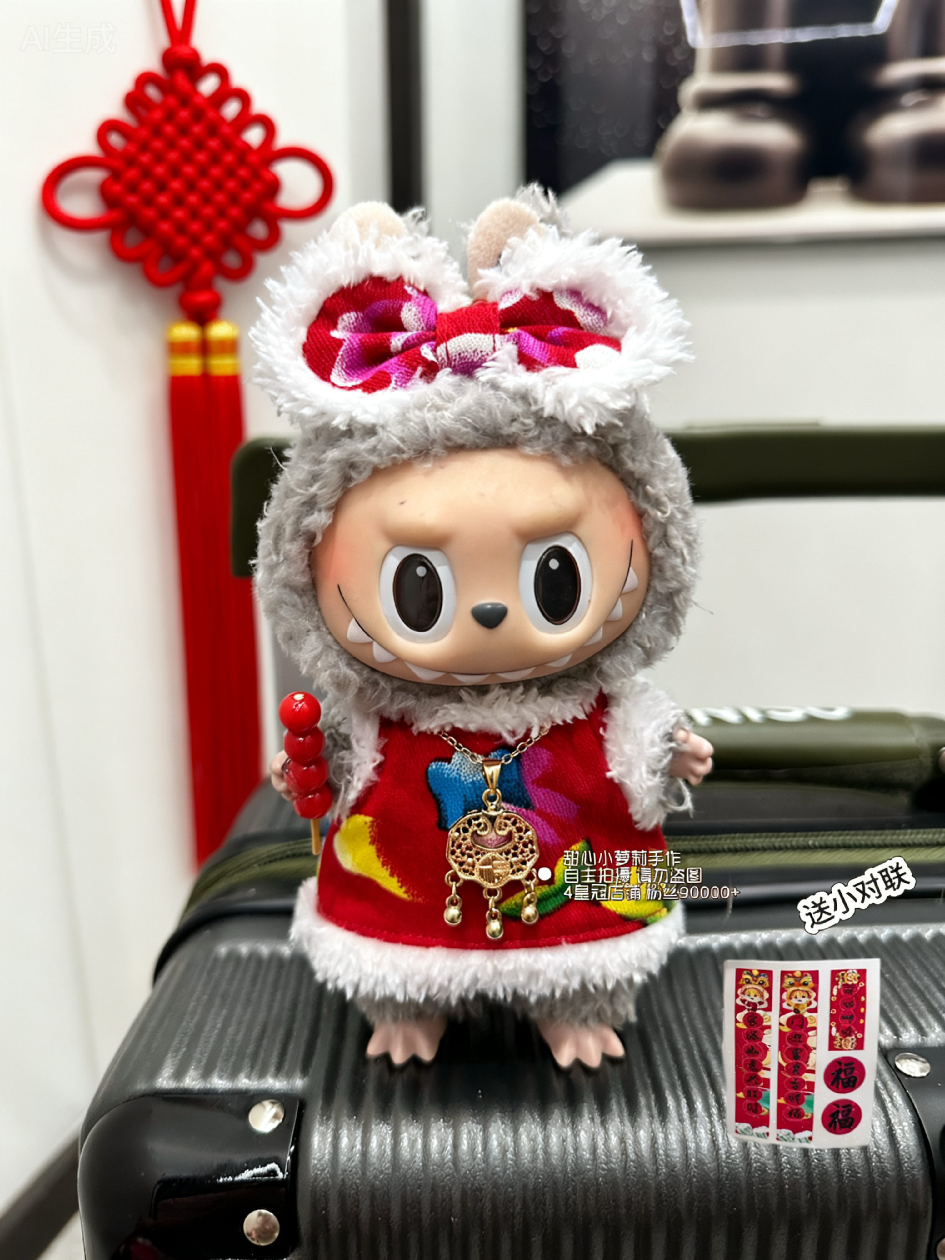 17厘米拉布布衣服一代马卡龙娃衣15cm坐坐派对娃衣东北大花娃衣