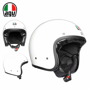 断码断色清仓AGV X70复古摩托机车头盔3/4半盔四季男女通用巡航盔