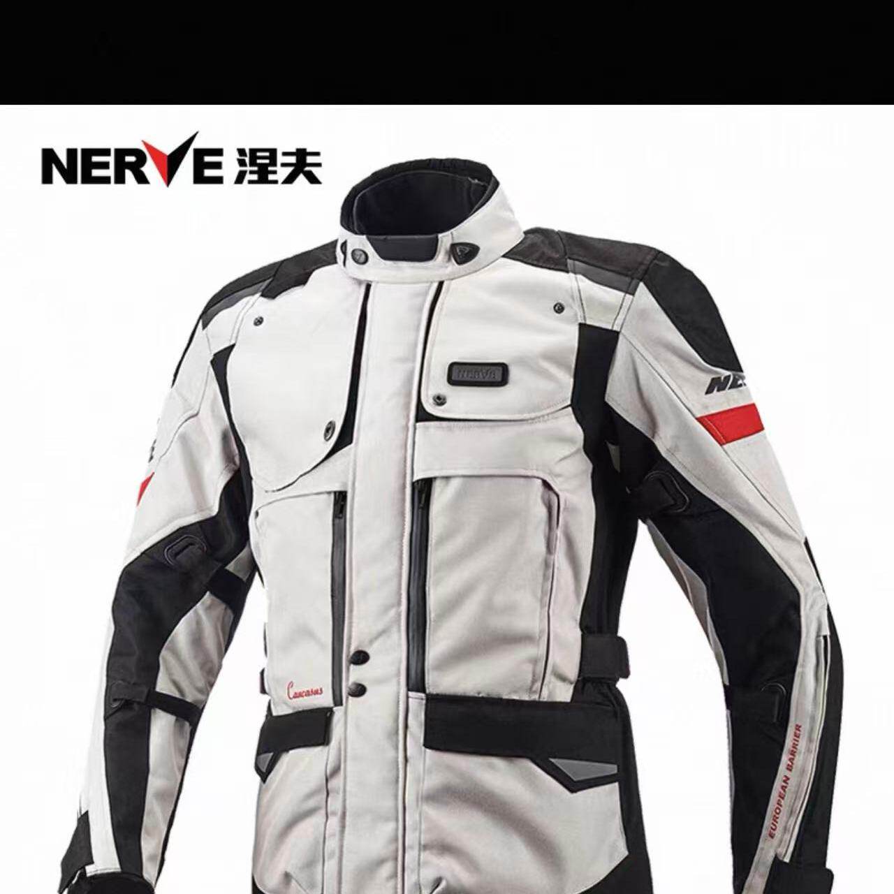 NERVE涅夫高加索摩托车骑行服套装男四季通用拉力服防摔防水冬季