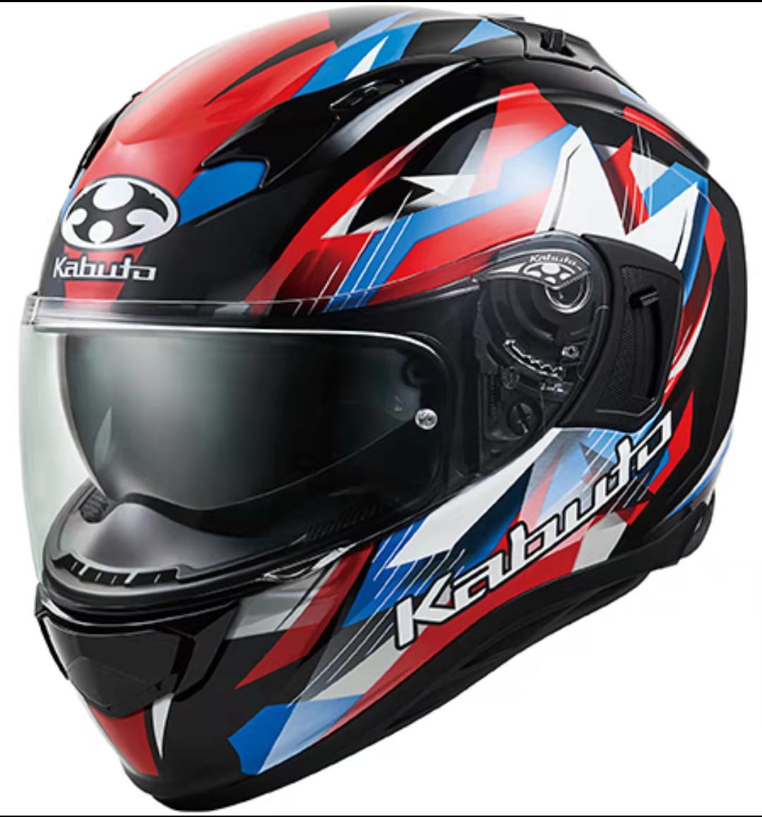 kabuto日本ogk摩托车头盔双镜片全盔蓝牙眼镜槽轻量男女四季神威3