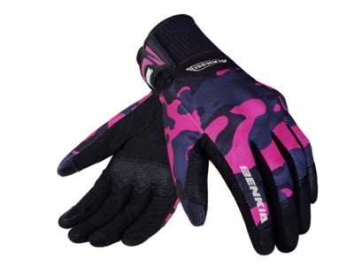 BENKIA  女款摩托车骑行防滑手套夏季透气防摔小码HDF-W191