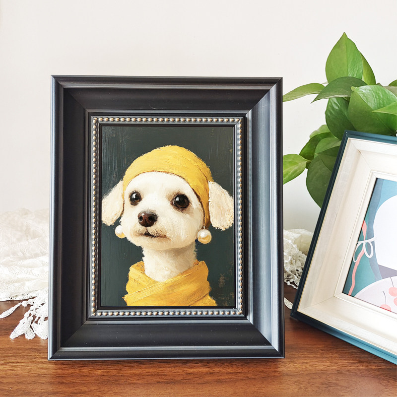 宽版欧式复古相框画框装裱纸质画照片十字绣拼图钻石画摆挂树脂框