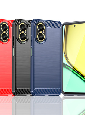 适用Realmec67手机壳真我c67保护套软胶4G碳纤维硅胶realme磨砂防摔oppo新款外壳软壳c674g时尚男女RMX3890