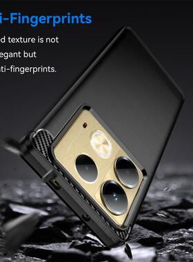 适用Infinix NOTE40手机壳传音X6853保护套4G版Infinix note 40磨砂外壳CASE硅胶全包硅胶软胶黑防摔男女软壳