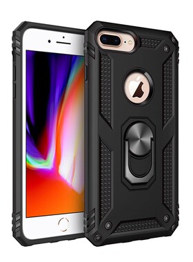 适用苹果8plus手机壳iPhone7rplus保护套八p软8ps机硅胶p1us指环支架sp软壳6splus黑新款i了spuls平果ip男士