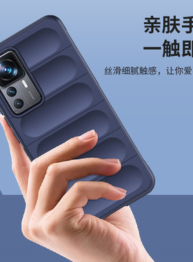 适用小米12tpro手机壳硅胶防摔12tpro保护套TPU硅胶12tpor防滑男tpr0女款xiaomi全包xiao米mi灰白色port绿色