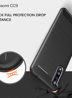 适用小米Mi CC9手机壳mlcc9保护套C9C外壳软硅胶Meitu edition防摔M1904F3BC男款女cc9美图定制版磨砂黑micc9