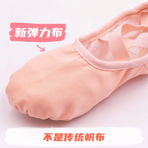 舞蹈鞋女成人软底练功鞋轻便透气