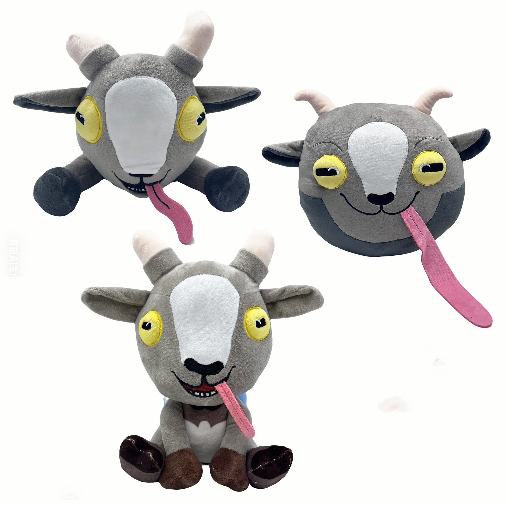 跨境新品Goat Simulator Plush山羊模拟器毛绒玩偶玩具公仔娃娃