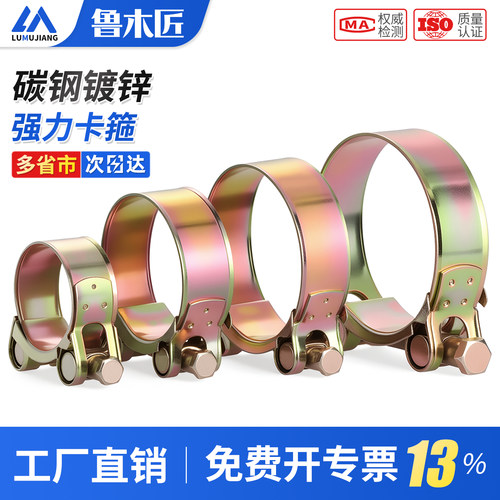 彩锌强力型卡箍