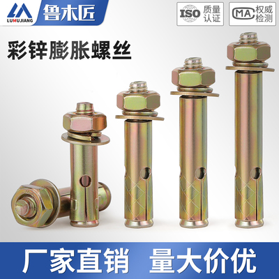 国标膨胀螺丝铁镀锌外栓拉