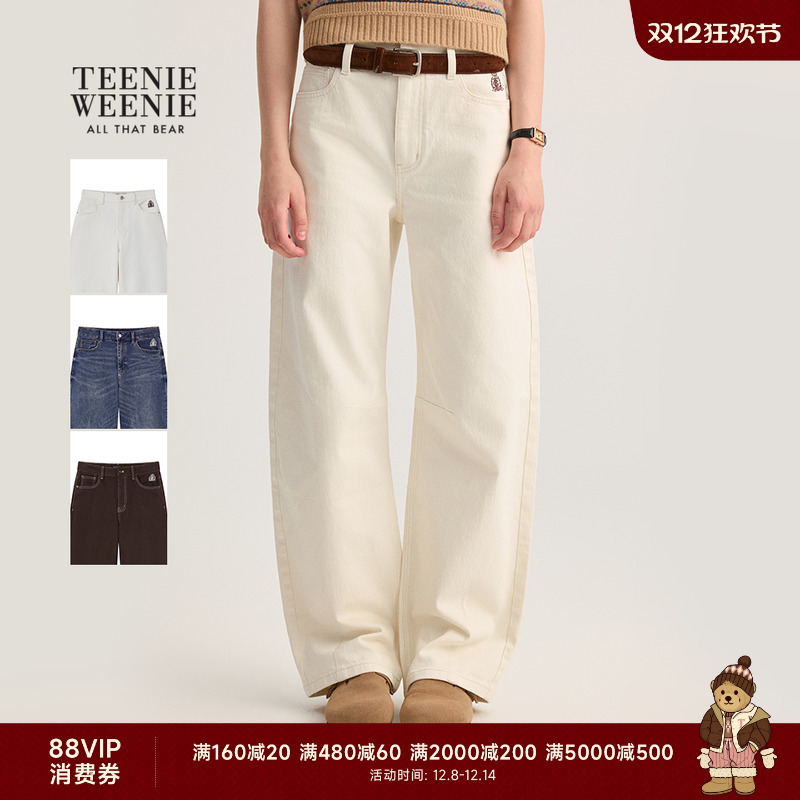 TeenieWeenie舒适宽松牛仔香蕉裤