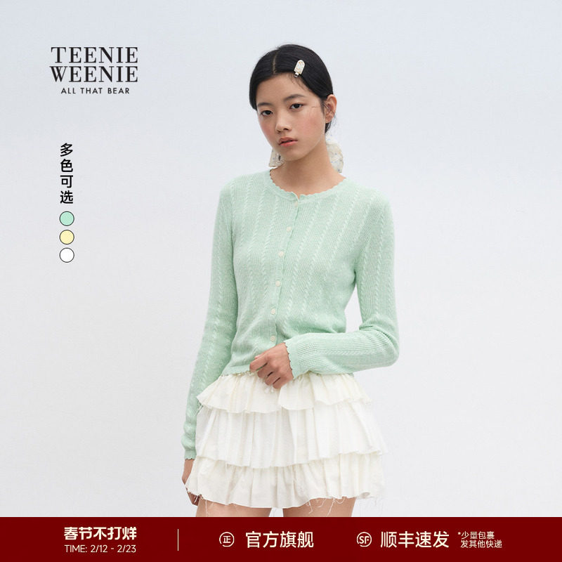 TEENIEWEENIE bearnova2025秋季新款女装气