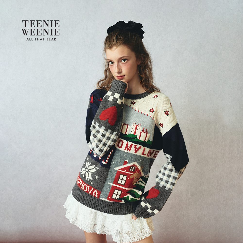 TeenieWeenie小熊女装圆领毛衣