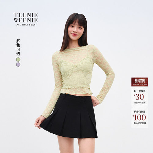 TEENIEWEENIEbearnova蕾丝T恤