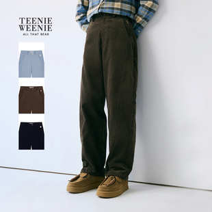 TeenieWeenie小熊女装休闲裤冬季潮流时尚宽松长裤时髦易搭香蕉裤