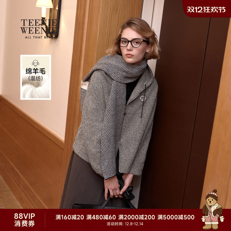TeenieWeenie小熊女装毛呢外套