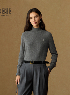 【T.W.R.C】TeenieWeenie小熊女装秋冬款柔软高领打底毛衣twrc