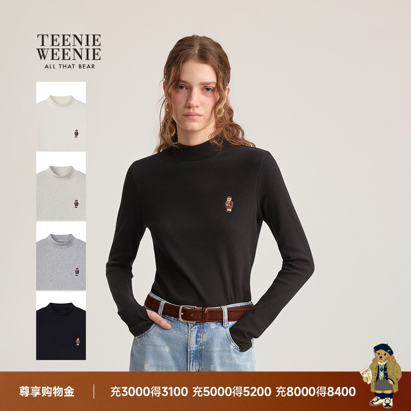 TeenieWeenie小高领长袖打底衫