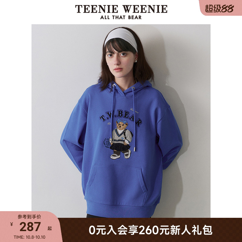 连帽卫衣TeenieWeenie简约宽松