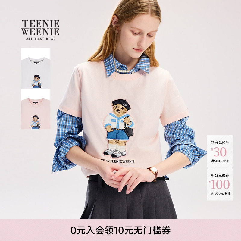 TeenieWeenie小熊女装圆领T恤