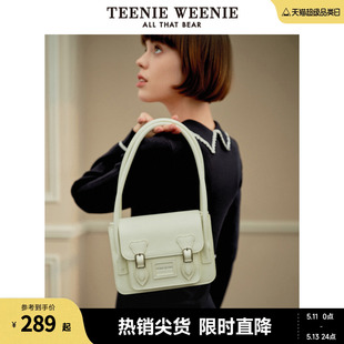 TeenieWeenie小熊春季 简洁手提包单肩包女包 学院风时尚