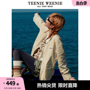 TeenieWeenie小熊春装简洁随性宽松户外感工装风外套女