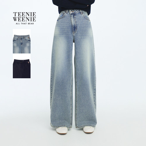 TeenieWeenie小熊女装牛仔阔腿裤