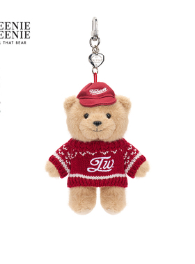 TEENIEWEENIE bearnova2025秋季新款学院风萌趣小熊包挂装饰玩偶