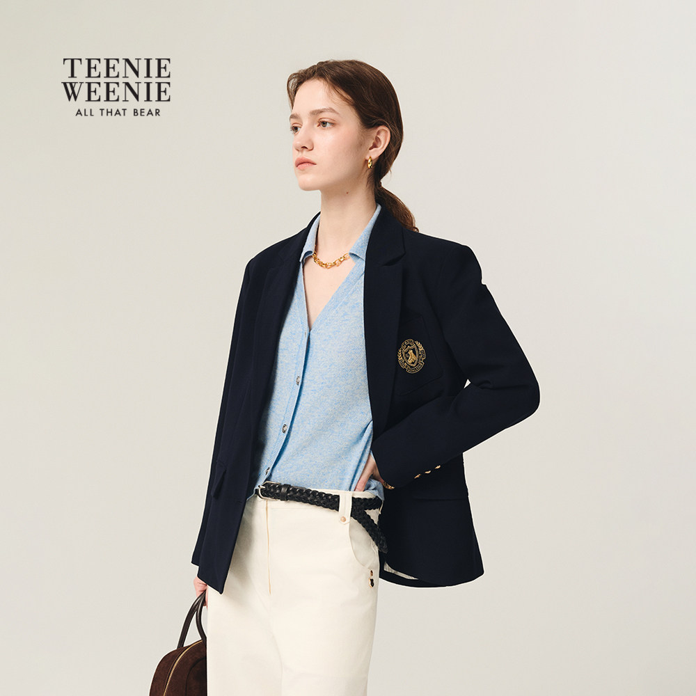 【金扣布雷泽】TeenieWeenie小熊女装学院风通勤短西装夹克外套,女装/女士精品,西装,淘宝优惠券,粉丝福利购,淘宝优惠卷