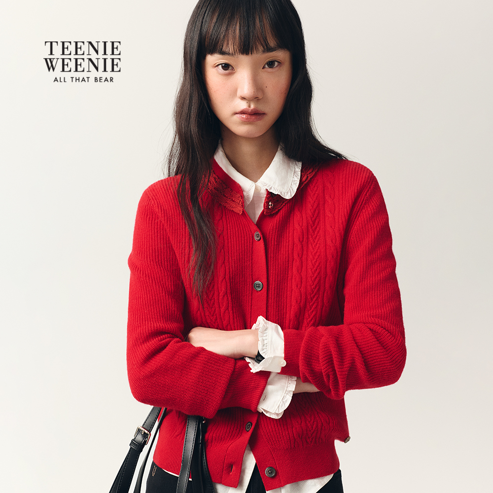 TeenieWeenie小熊女装毛针织开衫