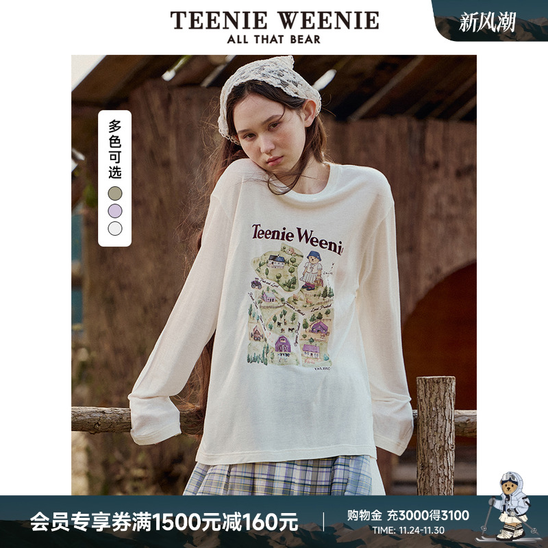 TeenieWeenie小熊女装+长袖T恤
