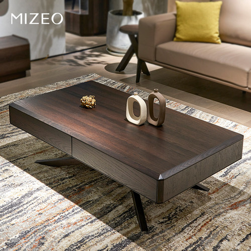 米卓白蜡木茶几中古极简小户型