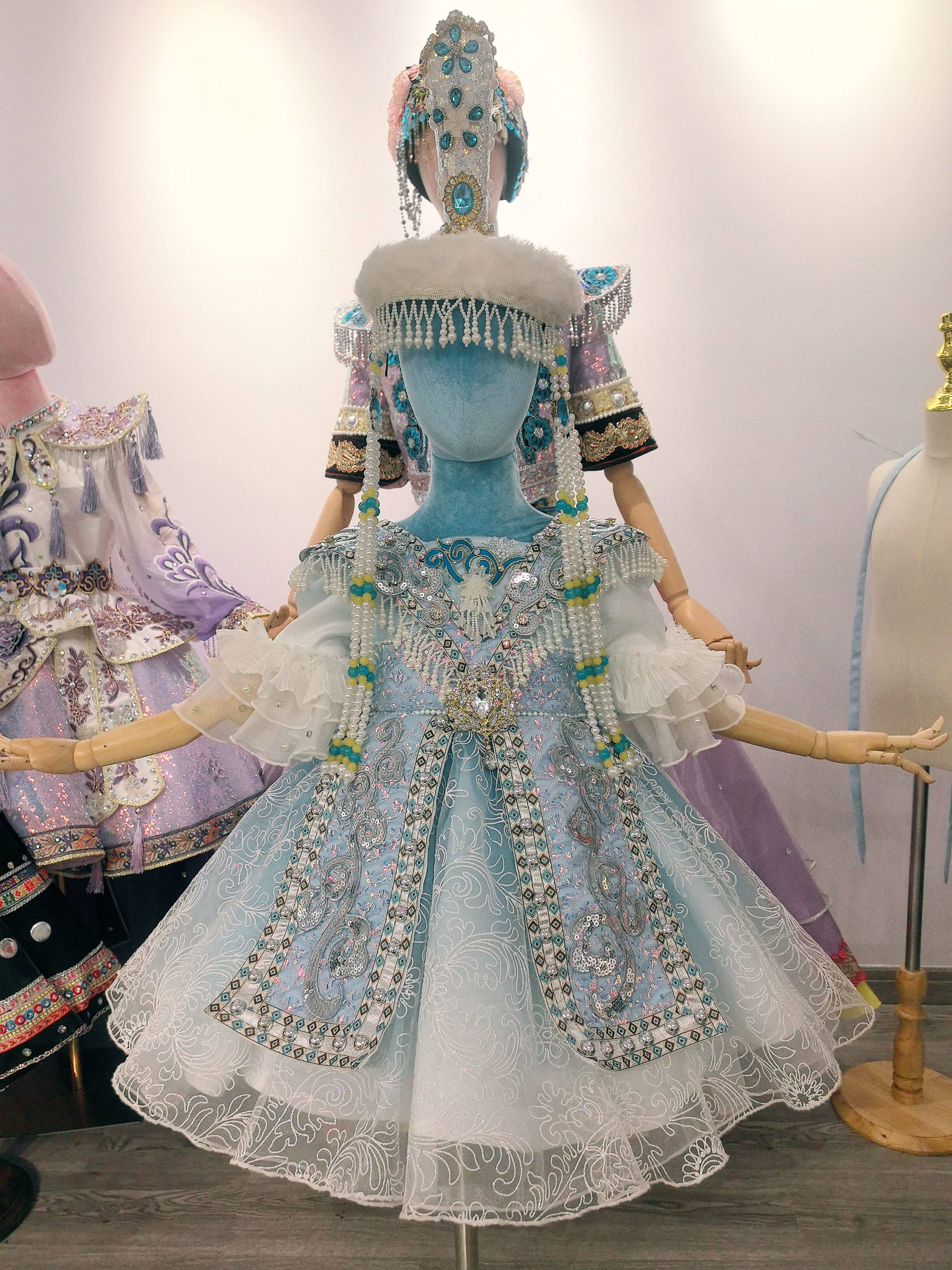 女童少数民族蒙古族演出服