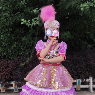 快乐阳光女童少数民族新疆《加尔加》《小胡杨》《江布拉克》等