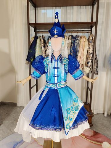 快乐阳光女童独唱蒙古族草原《钢嘎哈拉黑骏马》《茫茫敕勒川》