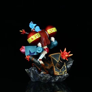 动漫海贼王 G5 草帽海贼团弗兰奇战斗场景模型公仔 摆件 盒装手办