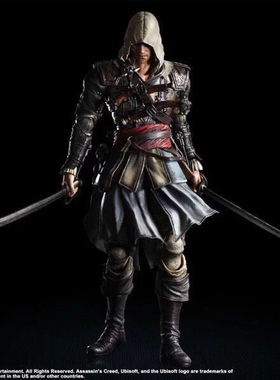 PLAY ARTS改 刺客信条4 黑旗 爱德华肯威 Edward 可动盒装手办