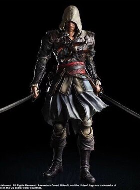 PLAY ARTS改 刺客信条4 黑旗 爱德华肯威 Edward 可动盒装手办